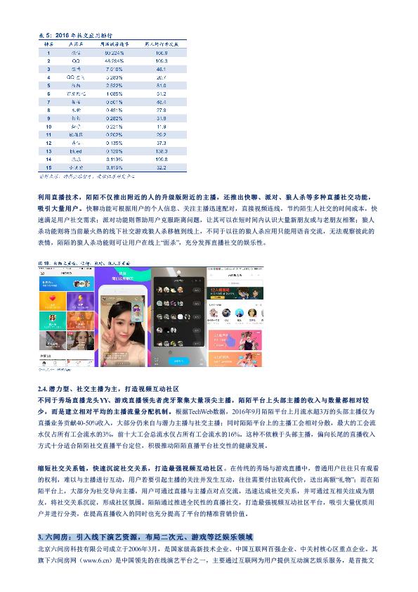 传媒行业市场分析报告：直播的研究框架及四大直播平台数据对比-20170909-undefined