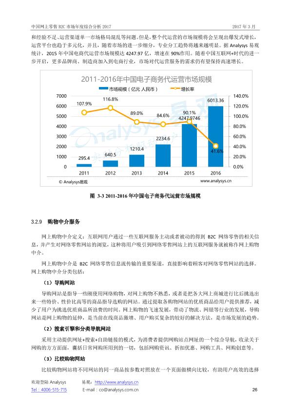 零售行业市场研究报告：中国网上零售B2C市场年度综合分析2017_V1_20170328.-undefined