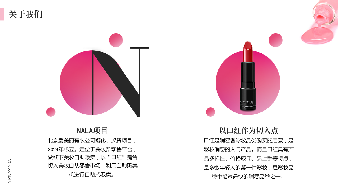 [NALA]自助口红贩卖机商业计划书范文模板-undefined