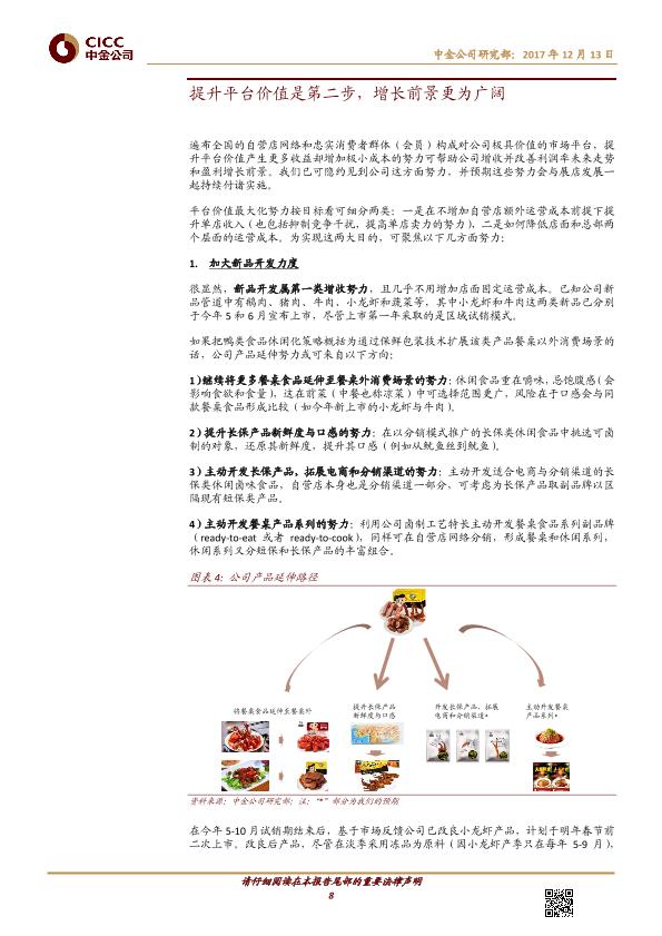 熟卤制品行业品牌分析报告：周黑鸭-01458.HK-风物长宜放眼量-20171213-undefined
